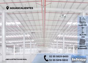 Alquiler de bodega industrial ubicado en Aguascalientes