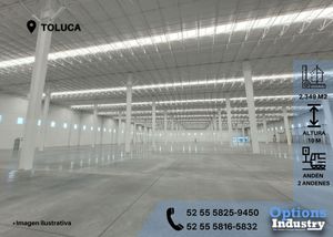 Warehouse available in Toluca for rent