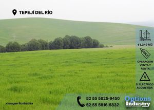 Great industrial land for sale in Tepejí del Río