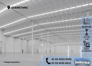 Nave industrial disponible para renta en Querétaro