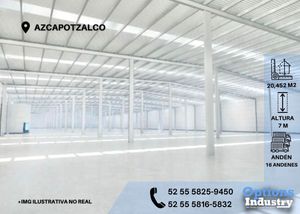 Incredible industrial warehouse for rent in Azcapotzalco