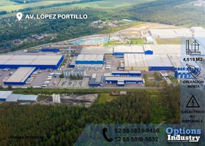 Industrial land for rent on Av. López Portillo