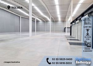 Bodega industrial disponible para renta en Lerma