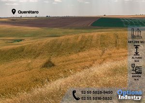 Industrial land for rent in Querétaro