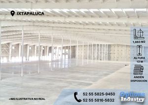 Alquiler de inmueble industrial en Ixtapaluca