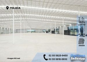 Rent industrial warehouse now in Toluca