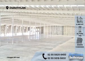 Industrial property for rent located in Cuautitlán industrial park