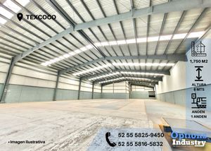 Industrial warehouse for rent in Texcoco
