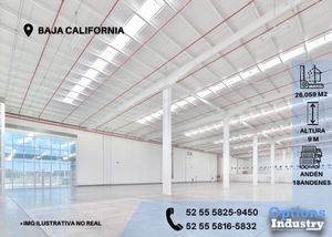 Rent now in Baja California industrial warehouse