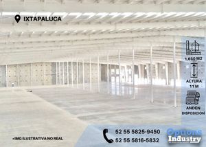 Industrial space for rent located in Ixtapaluca