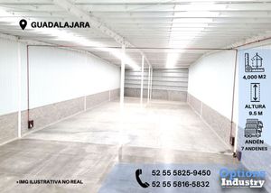 Industrial warehouse located in Guadalajara for rent