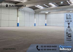 Incredible industrial warehouse for rent in Tlalnepantla