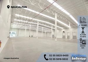 Industrial warehouse rental in Naucalpan