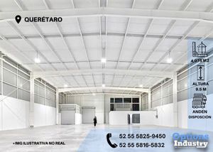 Immediate rent of an industrial warehouse in Querétaro