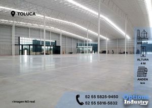 Rent space in Toluca industrial park