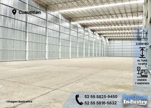 Rent of industrial warehouse in Cuautitlán