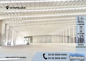 Rent industrial warehouse now in Ixtapaluca