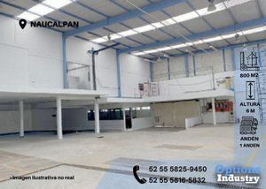 Amazing industrial warehouse in Naucalpan for rent