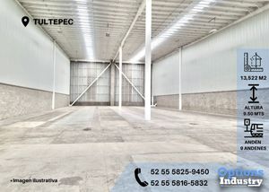 Industrial warehouse available for rent in Tultepec