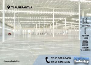 Alquila en parque industrial zona Tlalnepantla