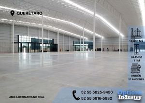 Rent now in Querétaro industrial warehouse