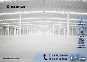 Industrial warehouse rental in Tultitlán