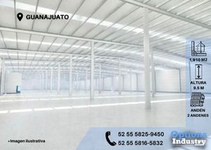 Rent industrial warehouse now Guanajuato