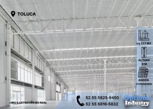 Alquiler de bodega industrial ubicado en Toluca