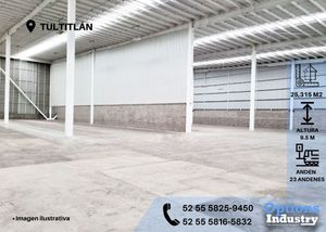 Industrial warehouse available for rent in Tultitlán