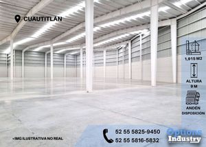 Great industrial warehouse for rent in Cuautitlán