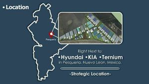 Terreno industrial en venta en Pesquería NL.