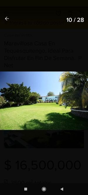 HERMOSA CASA EN VENTA EN TEQUESQUITENGO