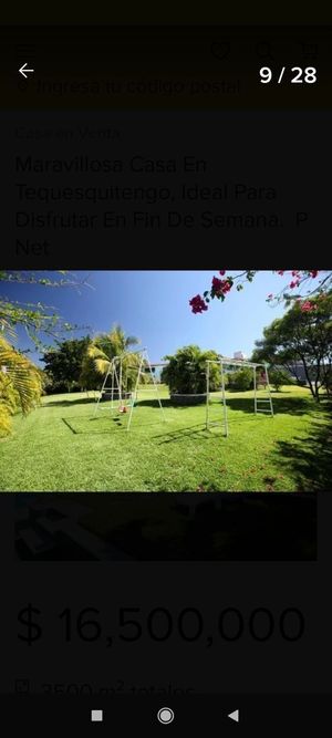 HERMOSA CASA EN VENTA EN TEQUESQUITENGO