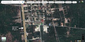 Terreno en venta en Paraíso, Progreso Yucatán a 5m de carretera a Mid-Progreso