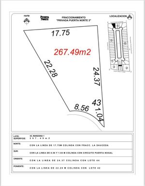 TERRENO RESIDENCIAL EN VENTA