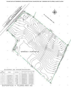 Terreno de 7.26 hcts. en Ciénega de Flores, N.L. Carretera a Laredo