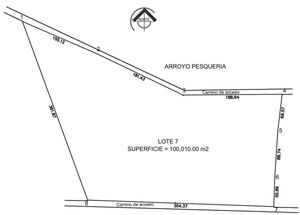 Terreno de 10 hcts. en Apodaca, N.L. Las Cruces    2