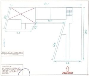 VENTA TERRENO EN AVENIDA CHAPULTEPEC