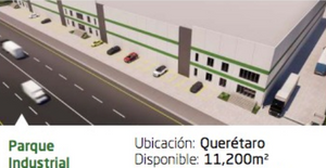 Renta Nave Industrial parque PIA (Parque Industrial Aeropuerto Queretaro)