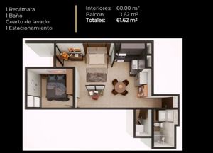 Departamento en venta Col. Letran Valle, Benito Juarez  $3,599.000.00(PG)