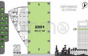 Oficina en Renta en Lomas Altas 584m2 ¡Oportunidad!