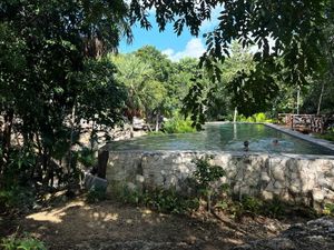 Casa en coto privado con increíble CENOTE en bosques de bambu