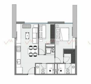 Departamento En Venta En Monterrey Centro, Monterrey, Nuevo León