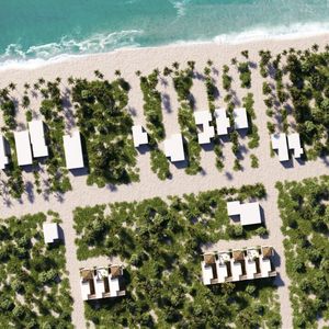 Townhouses el la playa de San Benito