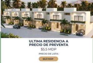 TOWN HOUSES A 60 METROS DE LA PLAYA DE CHICXULUB