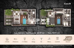 Casa en Venta, 3 hab 3.5 baños, Tulum Country Club, Bahía Príncipe