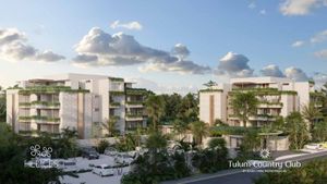 Departamento en Venta, 2 hab. 2.5 baños, Tulum Country Club