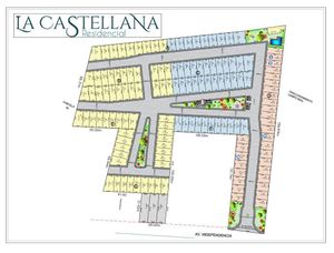 TERRENO HABITACIONAL, FRACC. CASTELLANA, IRAPUATO, GTO.