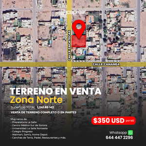 Terreno en Venta - Cd. Obregón (Zona Norte)