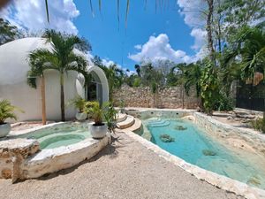 VILLA ON SALE IN TULUM WITH NATURAL POOL